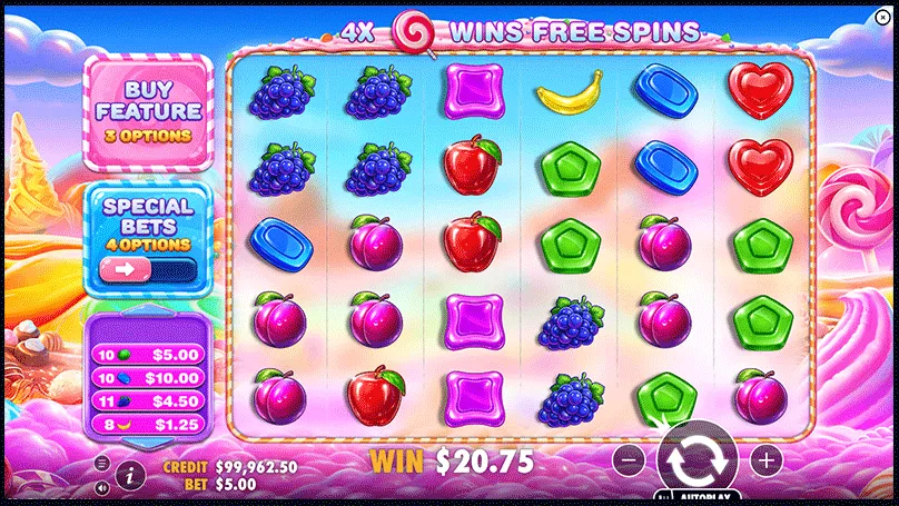 Sweet Bonanza gameplay screenshot 2